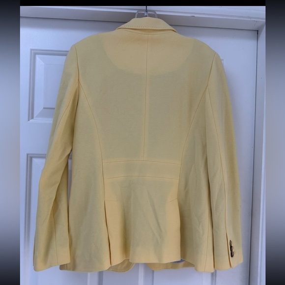 Talbots Blazer Aberdeen
Women's Size 6‎ Yellow Jacket Cotton
Stretch Knit - Picture 4 of 9